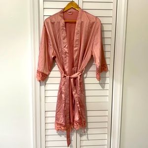 Pink Belted Robe - One Size